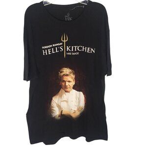 Gordon Ramsay Hell's Kitchen Shirt Mens XL Black Lake Tahoe Graphic Tee Chef